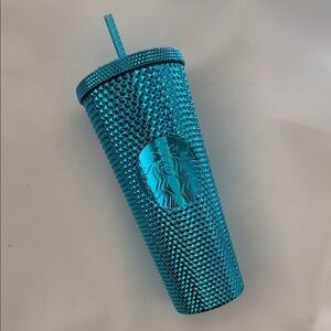 Starbucks Turquoise Textured Tumbler